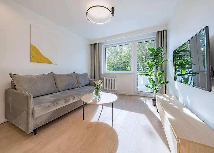 公寓 New! 5 Min Do Plazy! Golden Bay - Baltic Sands Apartments 格丁尼亚