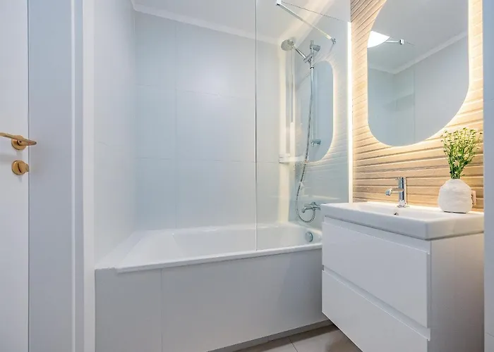 公寓 New! 5 Min Do Plazy! Golden Bay - Baltic Sands Apartments 格丁尼亚