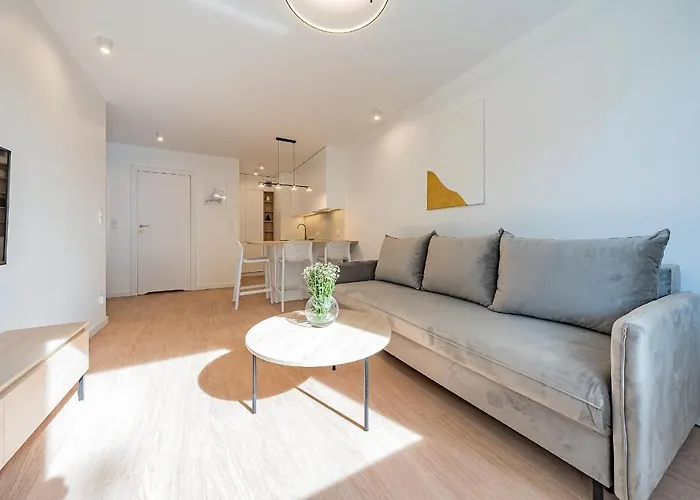 New! 5 Min Do Plazy! Golden Bay - Baltic Sands Apartments 公寓 格丁尼亚