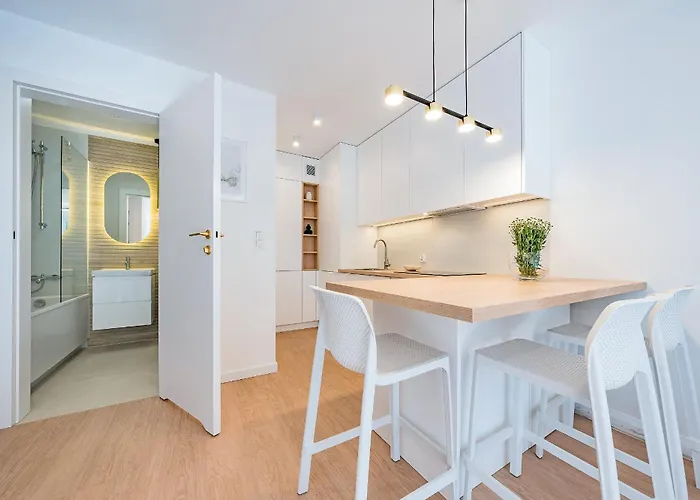 New! 5 Min Do Plazy! Golden Bay - Baltic Sands - Wanna, Parking Appartement Gdynia